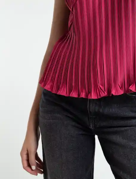  Camisa Layla Rosa Rubor Oscuro Talla L Naf-Naf 