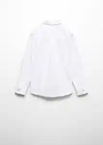 Camisa Oxfordp Blanco Talla 12 Niños Mango