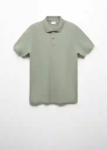 Camisa Polo Rea Khaki Talla XXL Hombre Mango