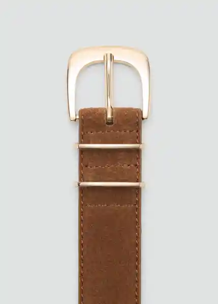 Cinturón Mayo Marrón Talla L Mujer Mango