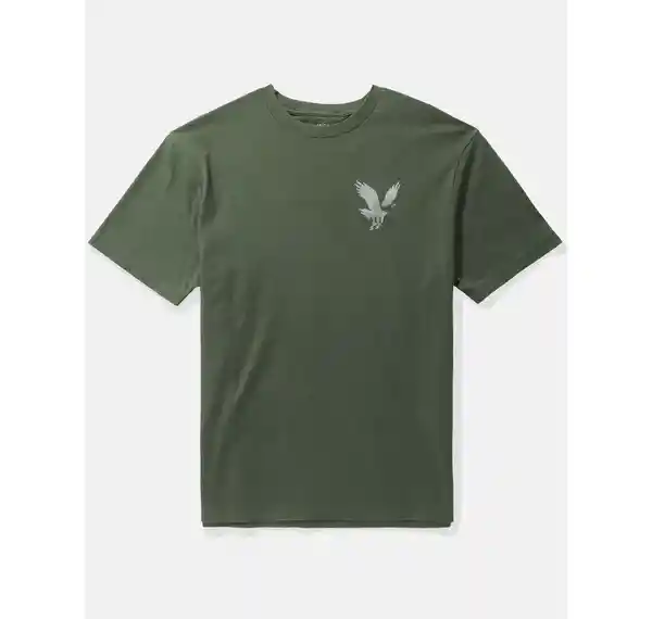 Camiseta Hombre Verde Talla Medium American Eagle 01813569