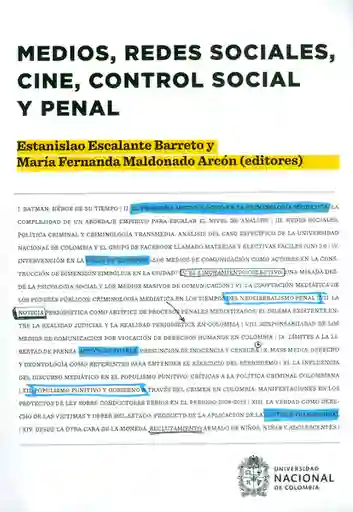 Medios Redes Sociales Cine Control Social y Penal - VV.AA