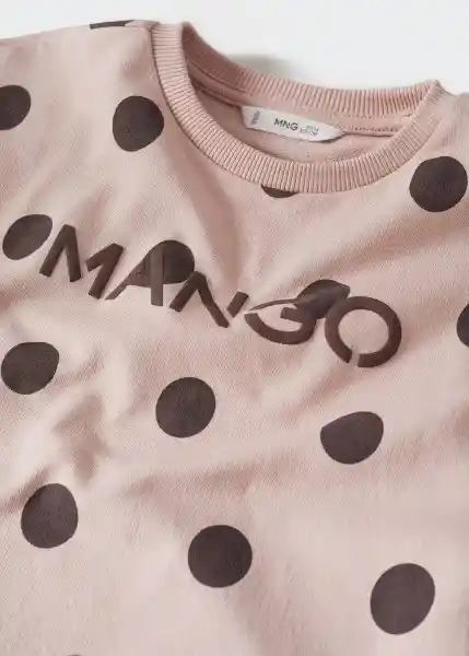 Sudadera Mangolo Malva Talla 12 Niñas Mango