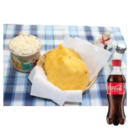 Combo Arepa de Huevo + Coca-Cola Sabor Original 400 ml