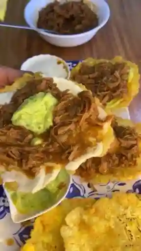 Platano Carne Desmechada