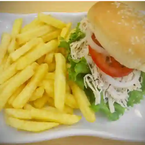 Sandwich de Pollo+ Porción Papa Francesa
