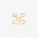 Bangle up Anillo Lune Dorado Blanco