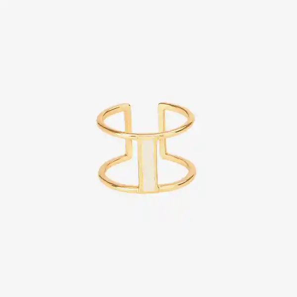 Bangle up Anillo Lune Dorado Blanco