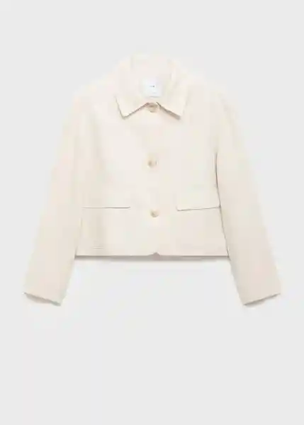 Chaqueta Leo Crudo Talla M Mujer Mango