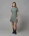 Vestido Mujer Verde Talla L 270G000_VER176009 Rifle