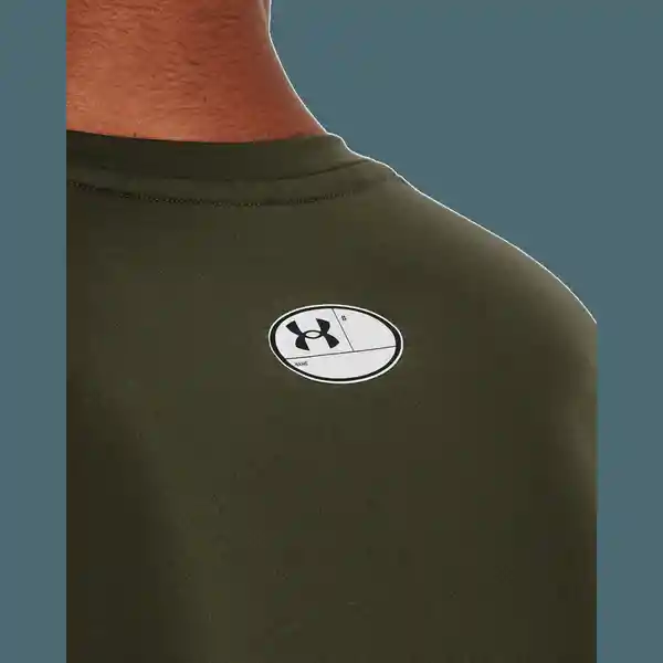 Under Armour Camiseta Hg Armour Comp Ss Hombre Verde Talla SM