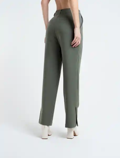 Pantalón Silvi Verde Oscuro Talla 4 Naf Naf