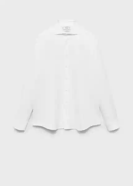 Camisa Bruce Blanco Talla S Hombre Mango