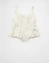Suéter Tejido Mujer Blanco Talla Large 1514100 American Eagle