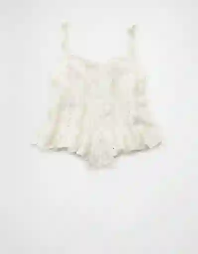 Suéter Tejido Mujer Blanco Talla Large 1514100 American Eagle