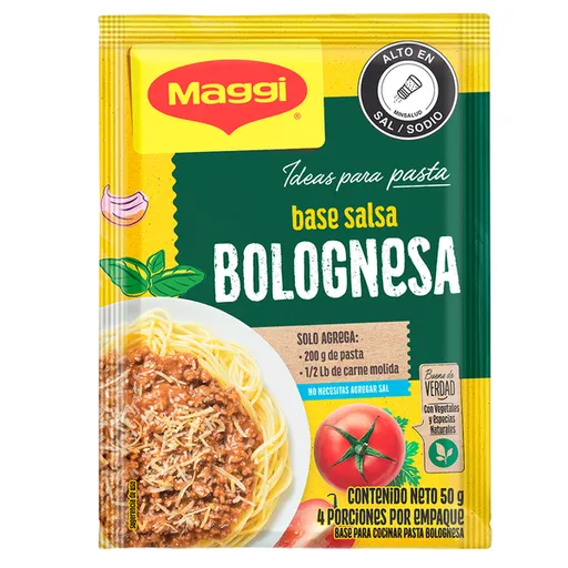 Maggi Base para Salsa Bolognesa en Sobre