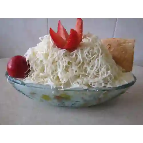 Ensalada de frutas sencilla sin helado