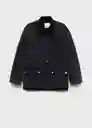 Chaqueta Cazadora Suzie Tejano Negro Talla S Mujer Mango