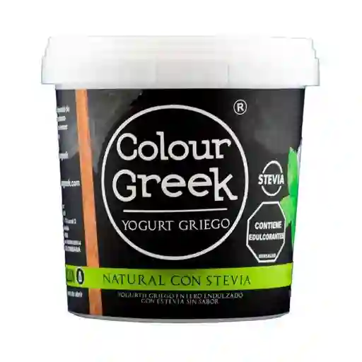 Colour Greek Yogurt Griego Natural Stevia