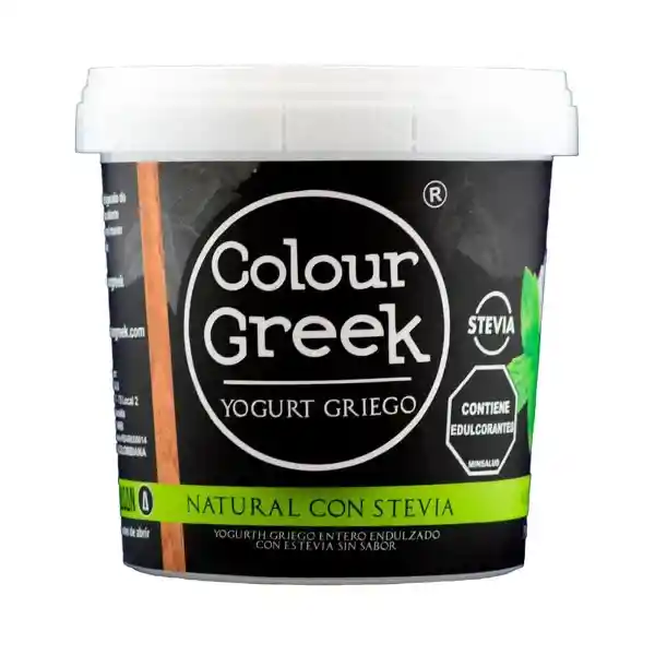 Colour Greek Yogurt Griego Natural Stevia