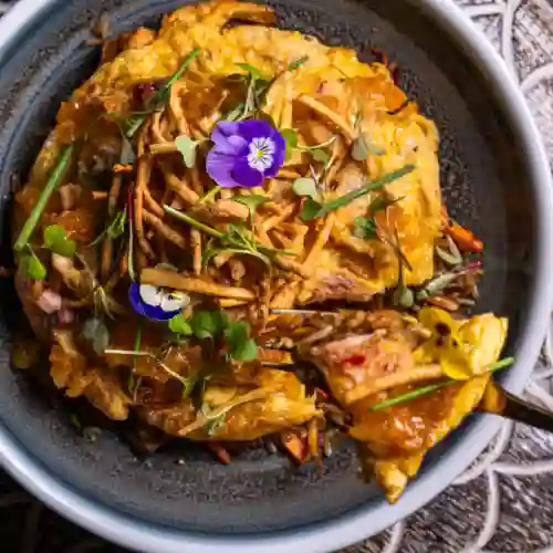 Arroz Al Wok de Mariscos y Carnes