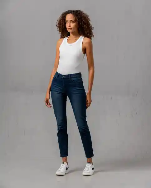 Jean Mujer Azul Talla 8 Rifle