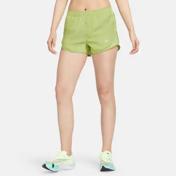 Nike Short Tempo Para Mujer Verde Talla S