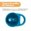 Vaso Plástico Con Asa y Funda de Serie Azul Miniso