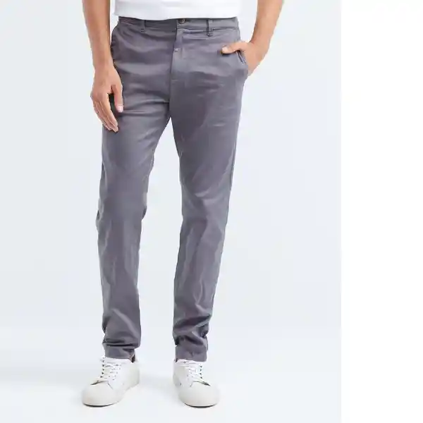 Pantalon Rocket Colors Gris Conejo Medio Talla 32 Hombre Chevignon