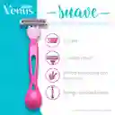 GILLETTE Venus Suave Cuchilla de Afeitar Mujer Depilación Coporal al Ras Máquina de Afeitar Mujer 4 Uds