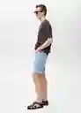 Bermuda Rock Tejano Medio Talla 42 Hombre Mango