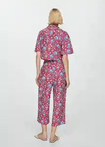 Camisa Plum Rojo Talla M Mujer Mango