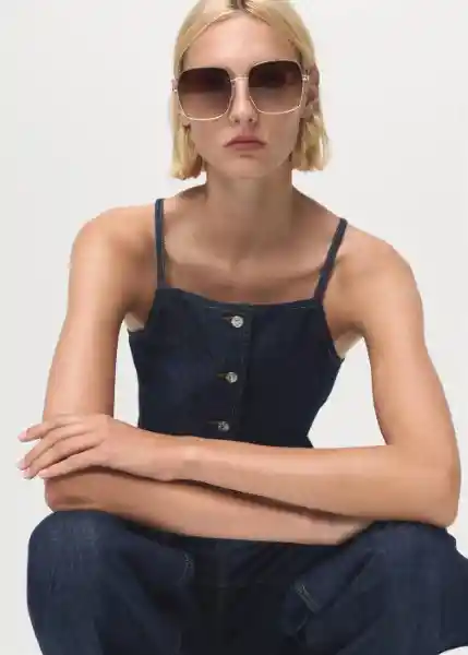 Top Lia Tejano Soft Talla S Mujer Mango