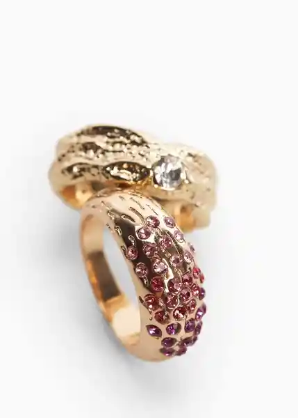 Anillo Nekane Oro Talla L Mujer Mango