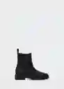 Botin Blanca Negro Talla 38 Niñas Mango