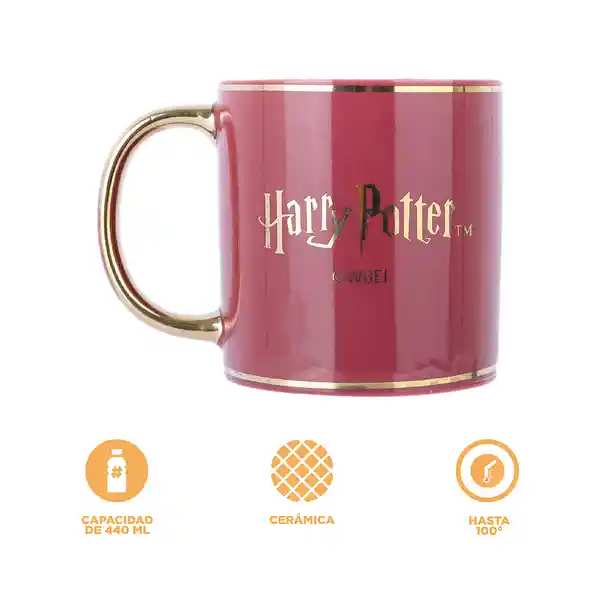 Taza de Cerámica de Serie Harry Potter Rojo 440 mL Miniso