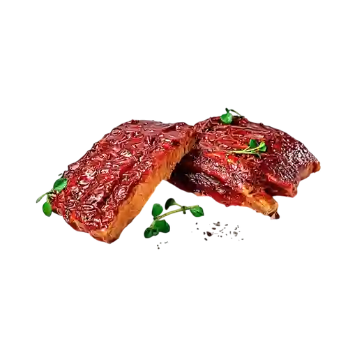 Costilla Ahumada en Salsa BBQ