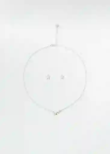 Joyeria Mujer Gris Plateado Medio 333G018 Naf Naf