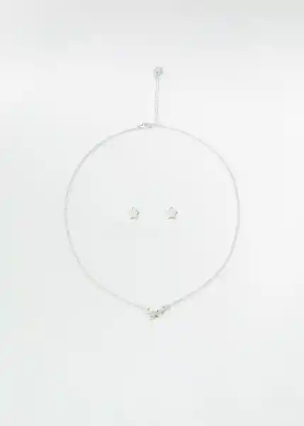 Joyeria Mujer Gris Plateado Medio 333G018 Naf Naf