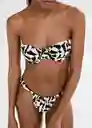 Top Bikini Funky Negro Talla S Mujer Mango