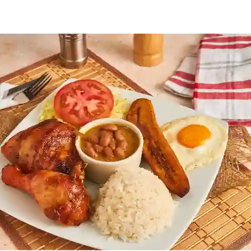 Bandeja con 1/4 asado