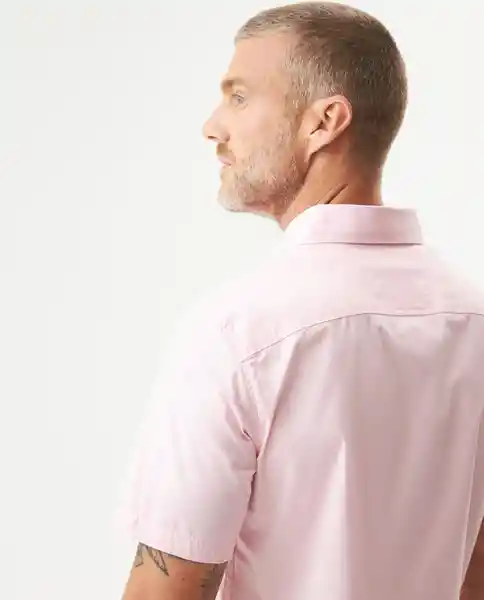 Camisa Carbón Pocket Rosa Manto Claro Talla M Chevignon