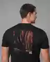 Camiseta Hombre Negro Talla L 102G005 Rifle