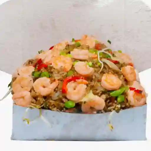 Arroz Chino Pollo y Camarón