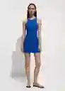 Vestido Orwell Eléctrico Talla L Mujer Mango