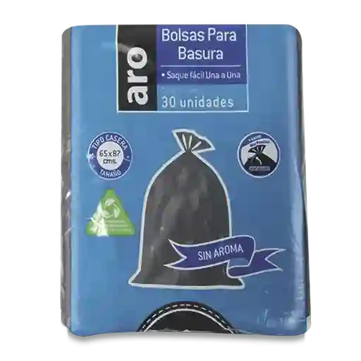 Aro Bolsa de Basura Residencia-Citronela Negra 65 x 87