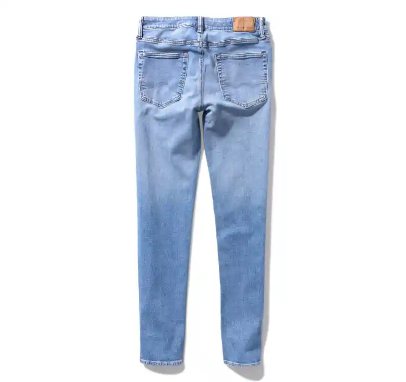 Jean Slim Straight Azul Talla 34 X 30 Hombre American Eagle
