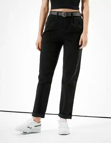 Pantalón Mujer Negro Talla 12 Regular American Eagle 23224032