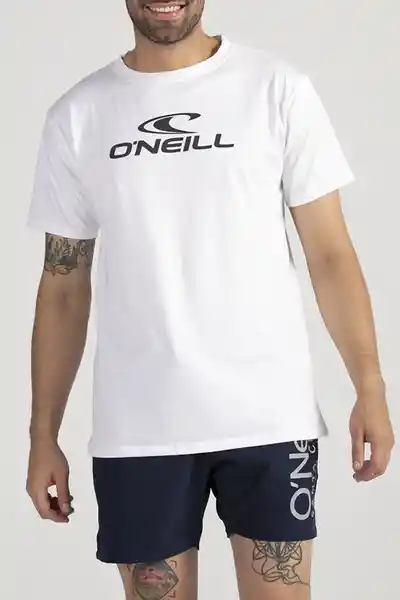 ONeill Camiseta Classic Masculina Blanco Talla L