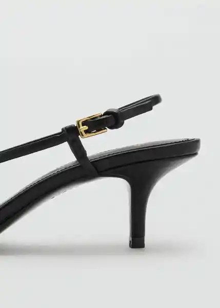 Sandalias Anilla Negro Talla 37 Mujer Mango